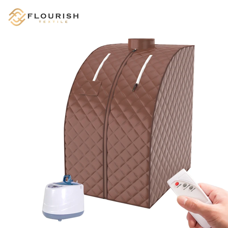 

Flourish Portable Steam Sauna Spa Upgrade One Person Full Body Spa for Weight Loss Detox Therapy Household Use