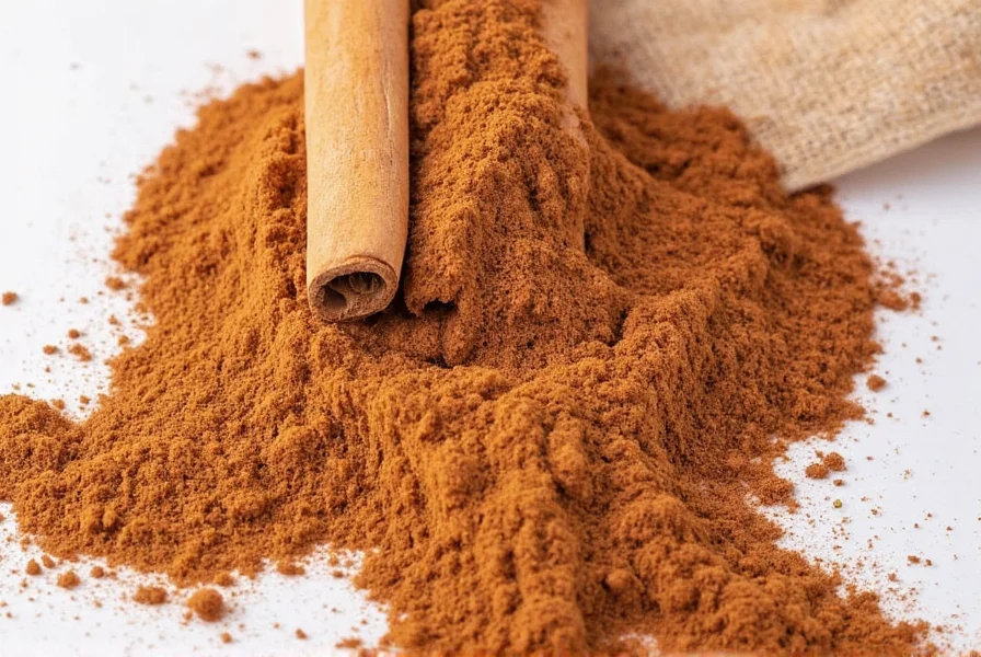 Graphic showing cinnamon's health benefits including blood sugar regulation