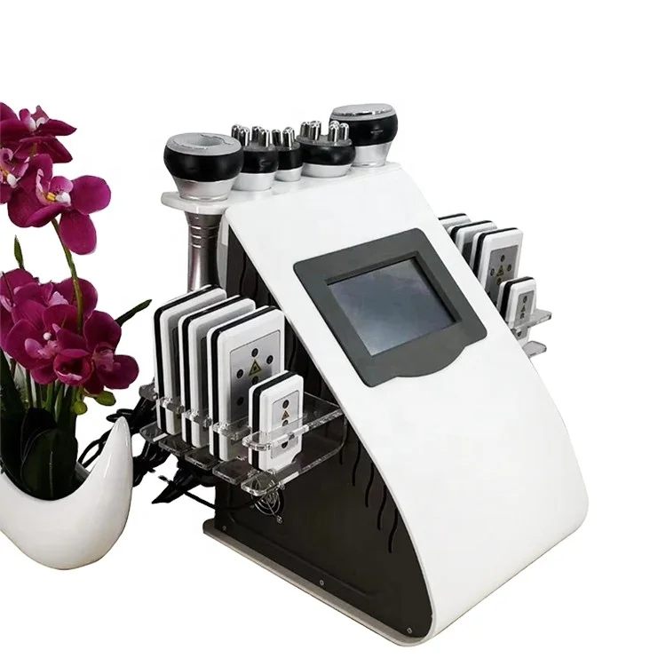 

40k Ultrasonic Cavitation 6-1 Rf Radio Frequency Vacuum Cellulite Remove Beauty Machine Weight Loss 2022 Hotsale Best Price New
