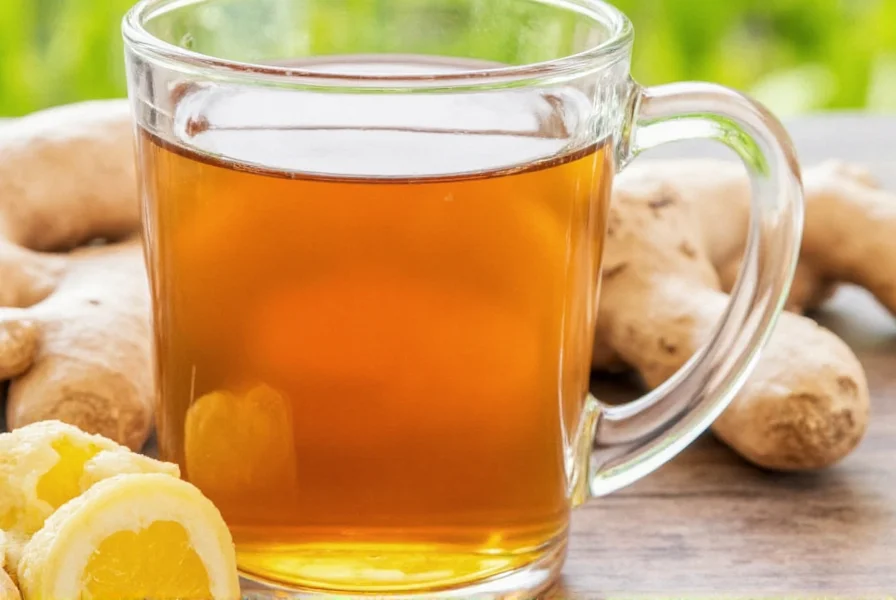 raw ginger tea