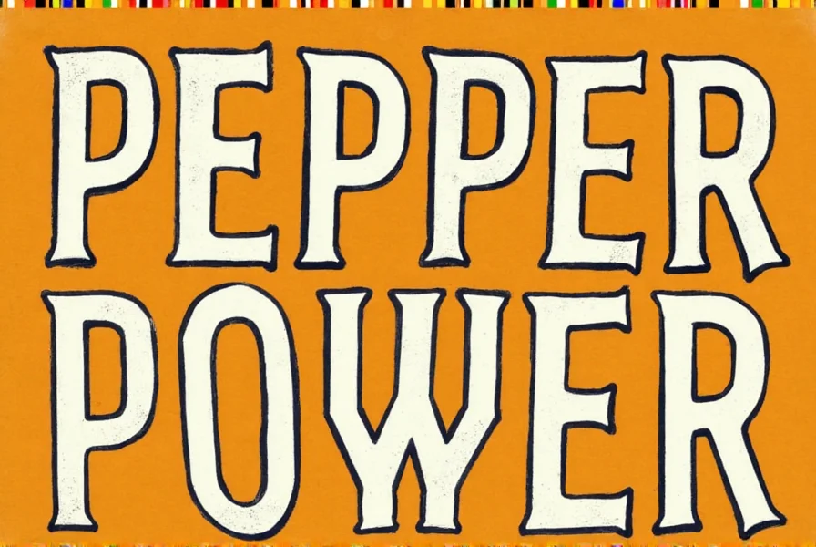 Black pepper bottle