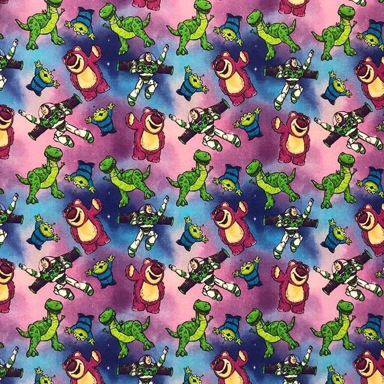 Made In China Cartoon Character Printed Fabric - Buy Cotton Fabric