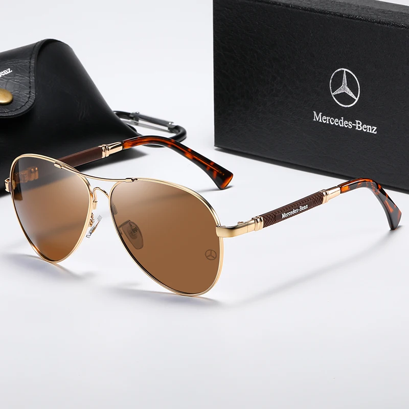 

New Arrival 2022 mens high quality sunglasses benz 2101 polarized wholesale outdoor driving mens sunglass 2022, 4 colors