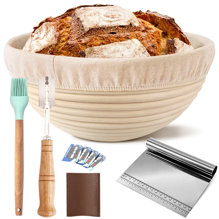 

Factory Price High Quality Banneton Proofing Basket Bread Rising Basket Bread Tools, Natural