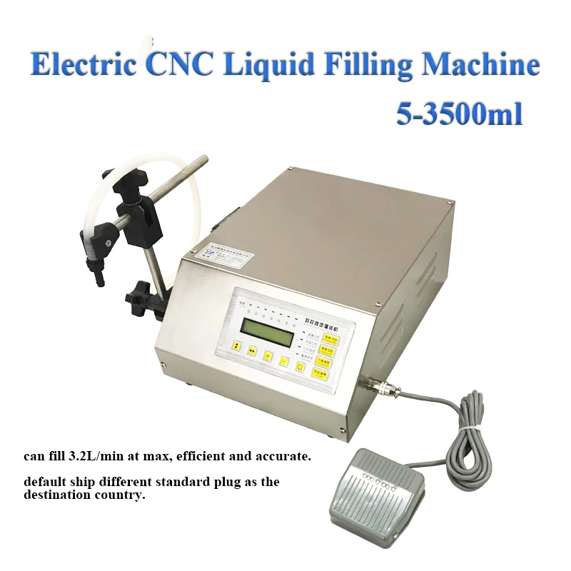 Gfk160 5ml3500ml Small Digital Control Pump Liquid Filling Machine