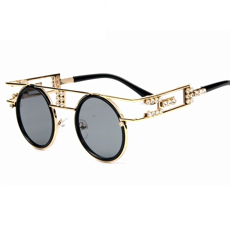 

CE Stylish 2020 Fashion Round Frame Sunglasses Women, Multi-color