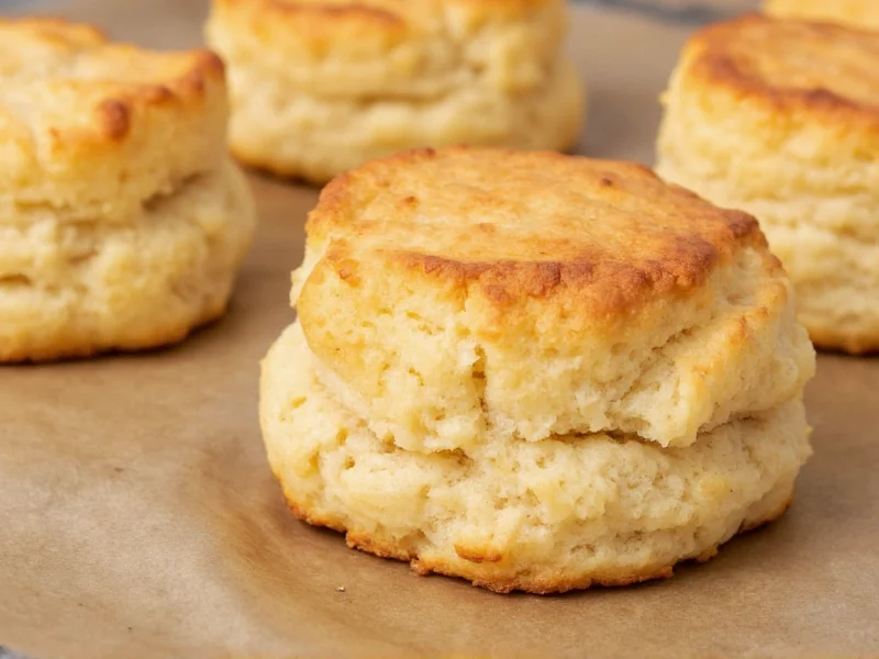 Perfect golden flaky homemade biscuits fresh from the oven