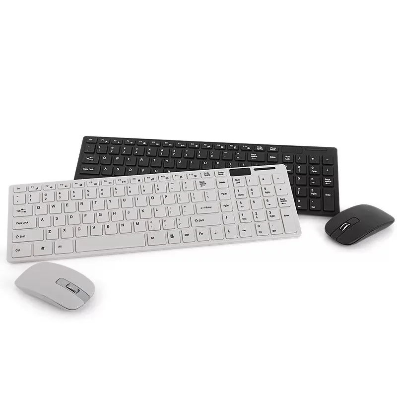 

Ameely 2.4G Slim office computer Wireless Keyboard and Mouse Combo, Black or white