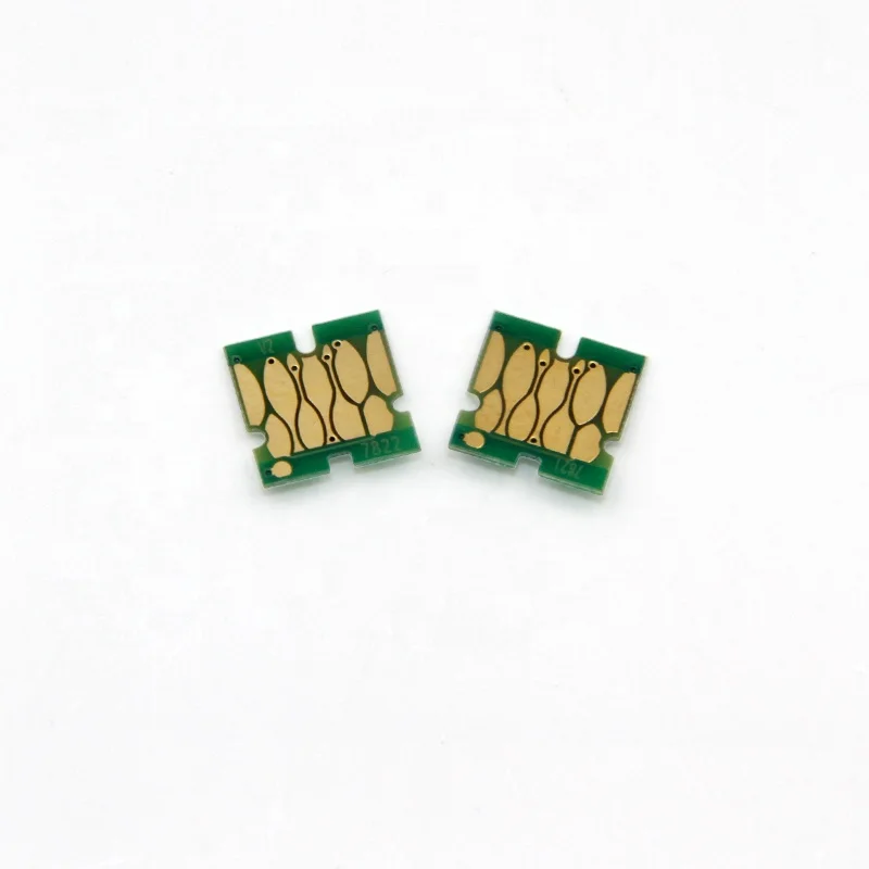 OCBESTJET Newest Version Stable T7251-T7254 T725a One Time Chip for Epson Surecolor F2000 Ink Cartridges Chips