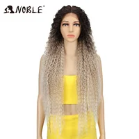 

Noble hd wigs human hair lace front for women 38 Inch curly 13x6 lace front wig heat resistant wig