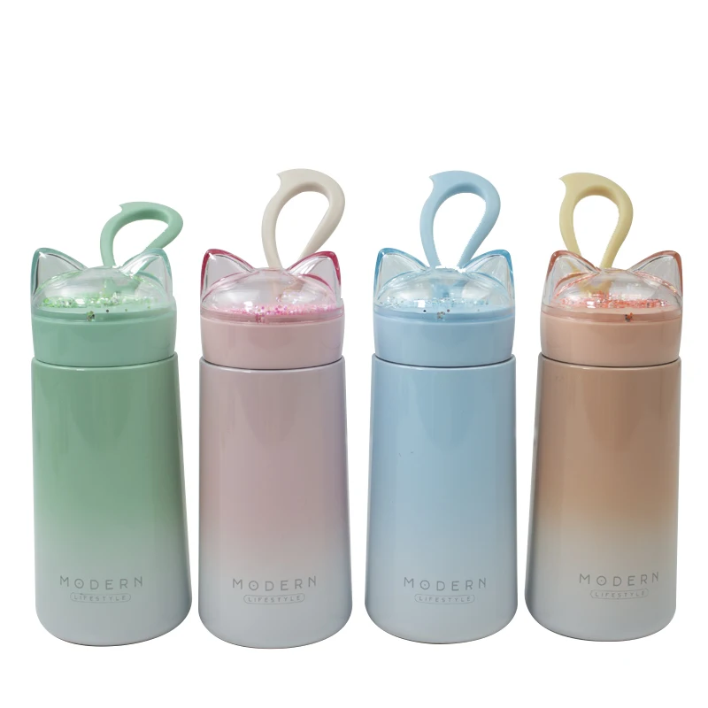 

most popular 300ml thermos bottle stainless steel double wall vacuum insulated portable thermos cup, Customized colors acceptable