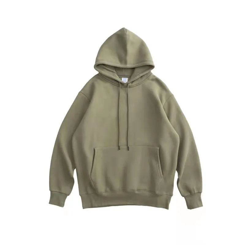 

Plus Fleece Thick Oversize Hooded Drop Shoulder Sweater Men Woman Customised Blank Hoodies, Picture shows