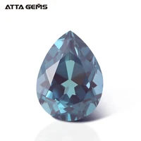 

Lab Created Alexandrite Gemstones Pear Cut Synthetic Color Change Alexandrite Stone for Accessories Jewelry