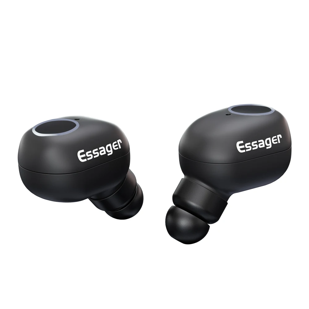 

2019 free shipping Essager IPX5 waterproof mini ture wireless stereo earphone, mini bt tws earbud for promotion