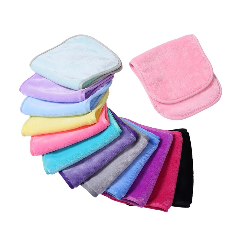 

Luma Cosmetics Magic Cleansing Reusable Microfiber Cotton Pads Makeup Remover Cloth Makeup Removing Towel, Multiple colors