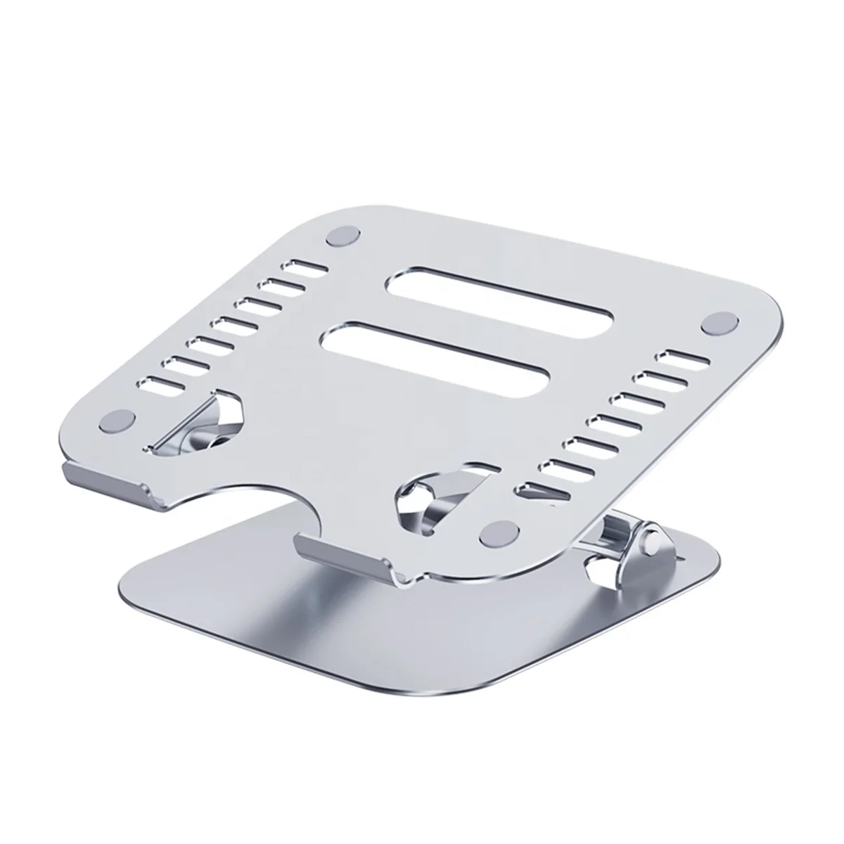 

OEM Desk Portable Tablet Computer Holder Aluminum Laptop Stand for MacBook Tablet, Silver /black