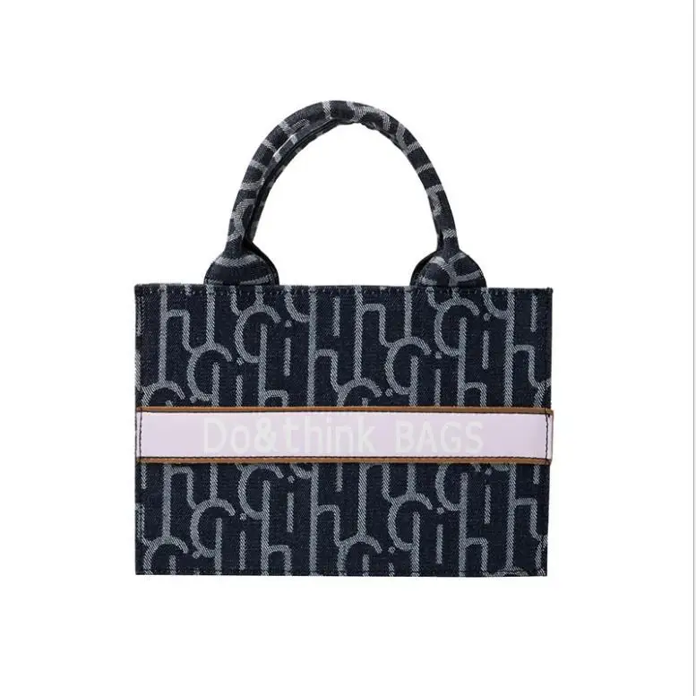 

Young Women Canvas Handbags Vintage Tote Bags Purse Zipper Handbag