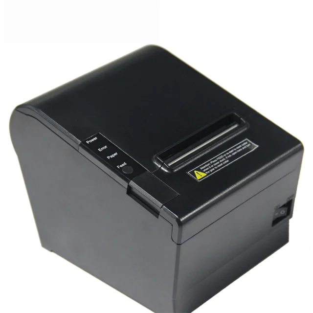 

POS China multifunction high-resolution 260mm/s thermal receipt bill printer 80mm, Black color