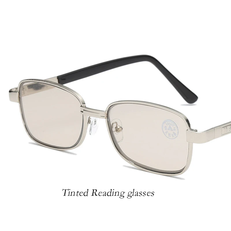 Blue blocking reading glasses tinted reading glasses anti radiation eyeglasses square optical frame, As picture
