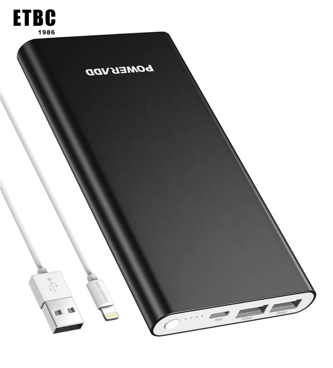 Free Shipping High quality Lighting input and Dual USB 12000mAh New Portable USB Power Banks For power bank /moble devices - ANKUX.COM