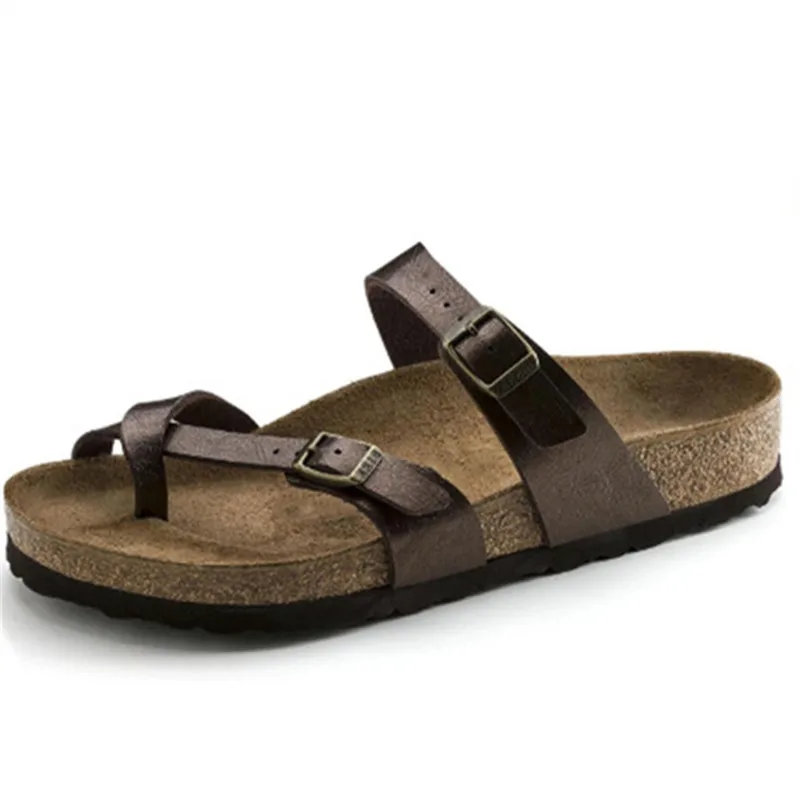 

Dropshipping Women Summer Flat Slippers Fashion Metal Buckle Female Slip-on Shoes Soft Sole Walking Footwear