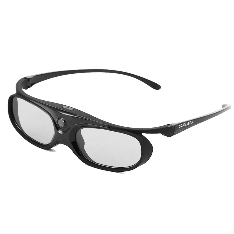 

Real 3D Glasses for All DLP Link Projector H3/Halo/Z4/Z6/RS Pro, 144hz Active Shutter 3D Glasses for DLP Link 3D Ready Projector, Black