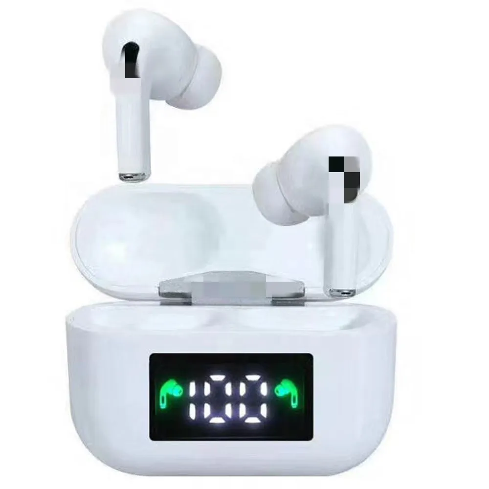 

Super bass rename gps tws noise cancellation earphone wireless waterproof earbuds, Black/white