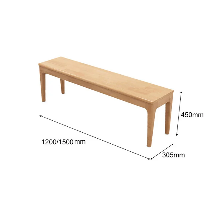 product-2020 Factory wholesale minimalist good design comfortable stylish Bench solid wood dining ch-2
