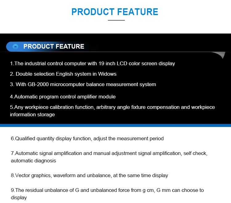 YLD-100A single-sided turboshaft dynamic balancing equipment