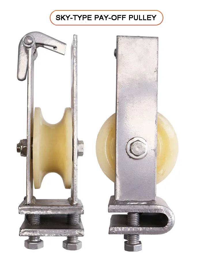 Straight Line Cable Roller Hanging Hook Wire Exterior Electric Cable