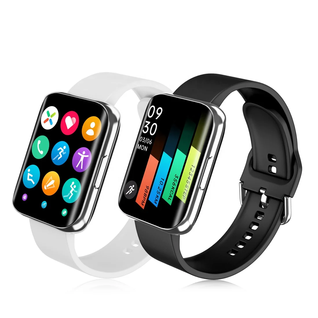 

2021 High Resolution 1.78 Big Screen S216 Smart watch IP67 BT calls heart rate Blood pressure Tracker Fitness Smart watch