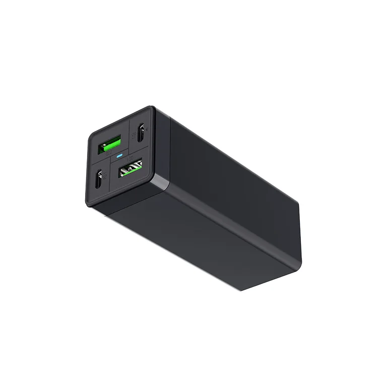 

Custom logo mini super power smart travel universal phone type c fast charger for iphone, Black white