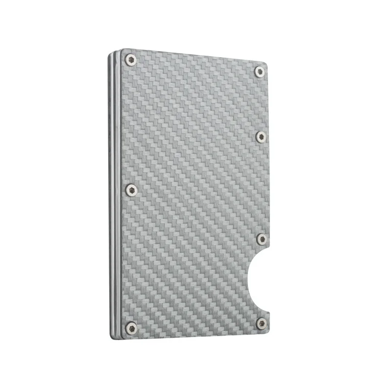 

New Design Carbon Fiber Rfid Wallet For Wholesales, Black, blue, yellow, pink, gray