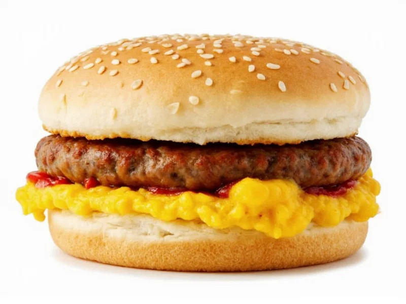 Sausage Egg McMuffin Nutrition: 480 Calories, 25g Protein