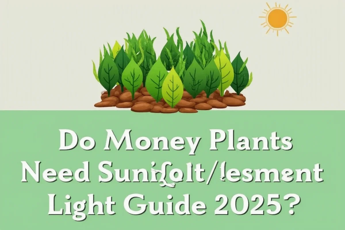 do money plant need sunlight