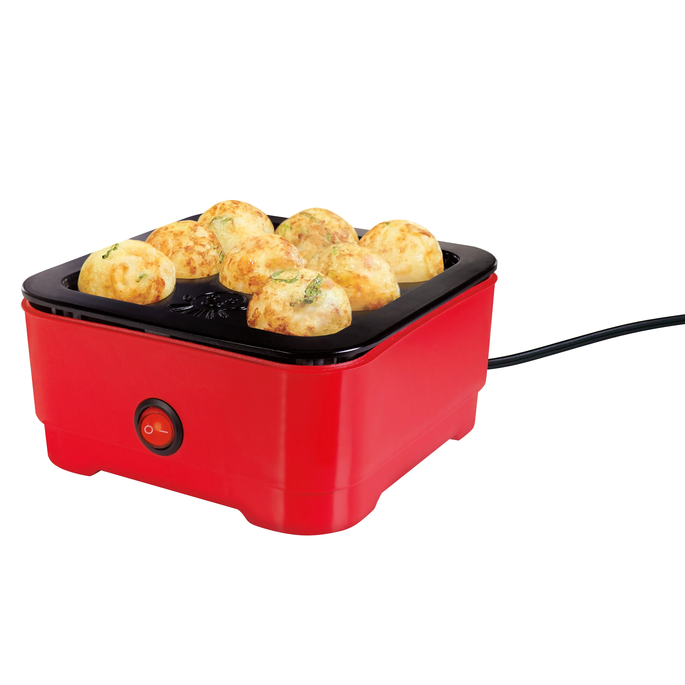 
BSCI factory mini electric takoyaki grill maker 
