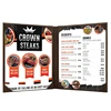 Well Designed Restaurant A4 A5 2 View Wood Menu Holder