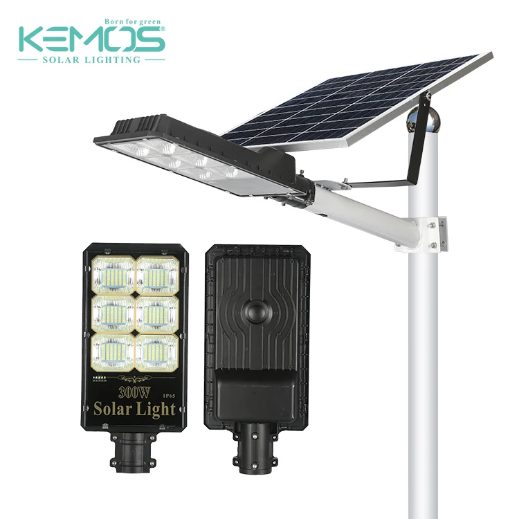 Super bright led lights for street light remote control waterproof 200w 300w 400w solar power street light