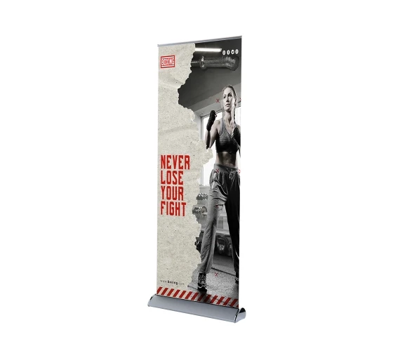 Exhibition Booth Advertising Tripod Display Stand Custom Display Racks Pull up Banner for Products for Promotion Business