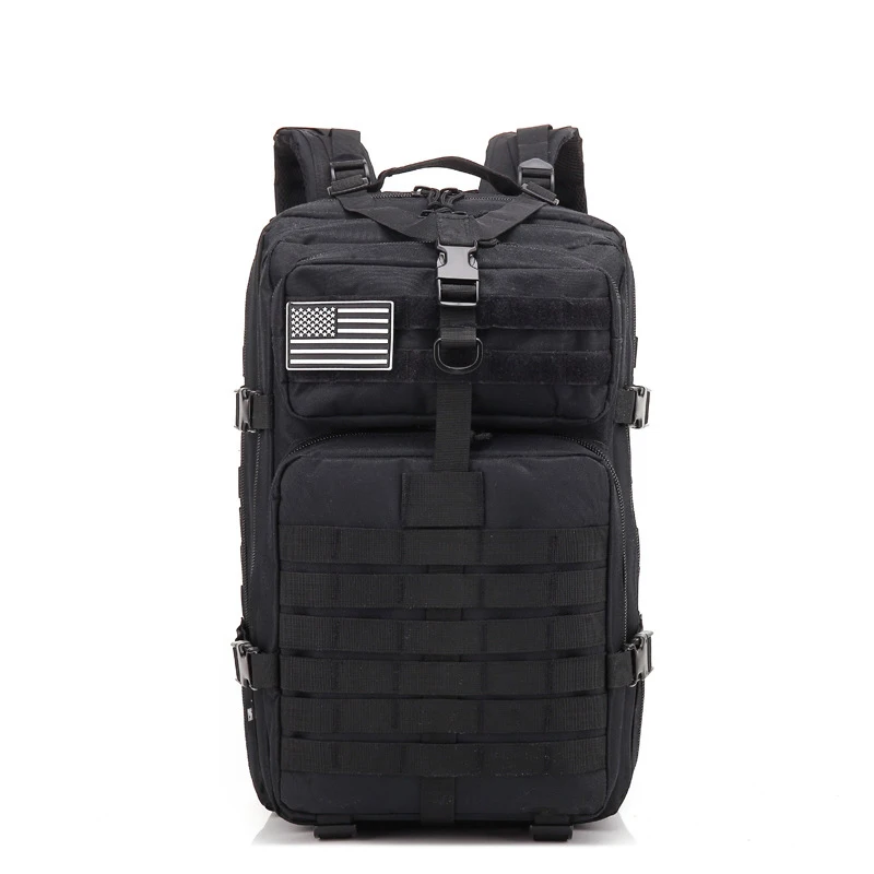 

Wholesale Outdoor 45L Tactical Backpack Waterproof Hiking Survival Bag Black Tactical Backpack mochilas