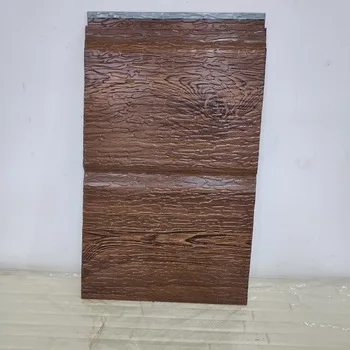 仿木装饰压纹 pu 泡沫夹芯墙板