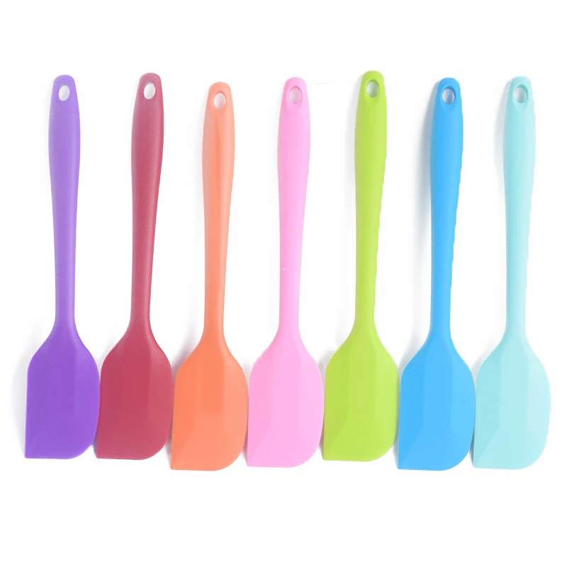 

New design small spatula shape cream cake silicone spatula
