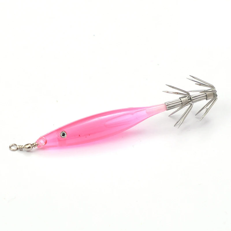 

Jetshark 7cm 2.3g 11colors Luminous Artificial Bait Soft Footed Wood Squid Hook Wholesale Fishing Lure