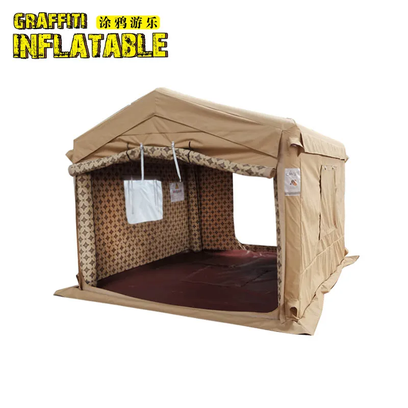 

Best selling Saudi Arabia camping 3 * 4 inflatable tent waterproof air camping pipe tent, As the picture