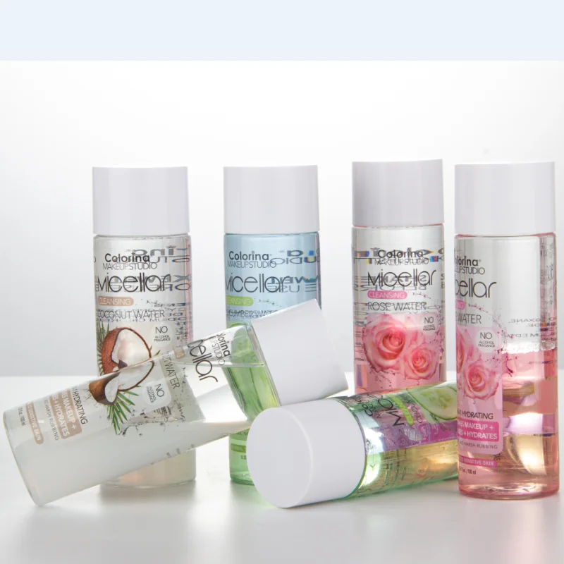 

Wholesale Double Layer Mild Eye Face Lip Makeup Deep Dirt Remover Oil Best Liquid Micellar Cleansing Water