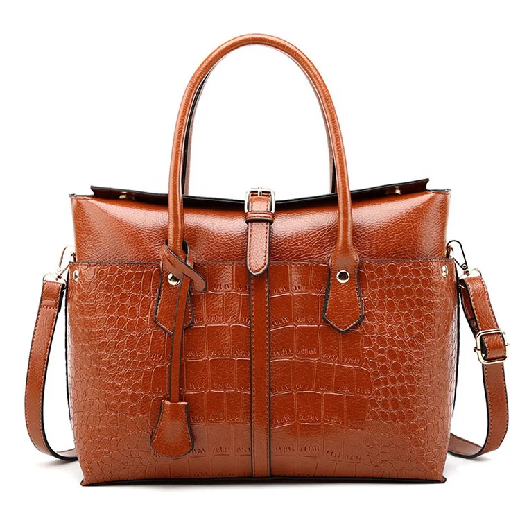 

leisure big size pu leather handbag for beautiful girl