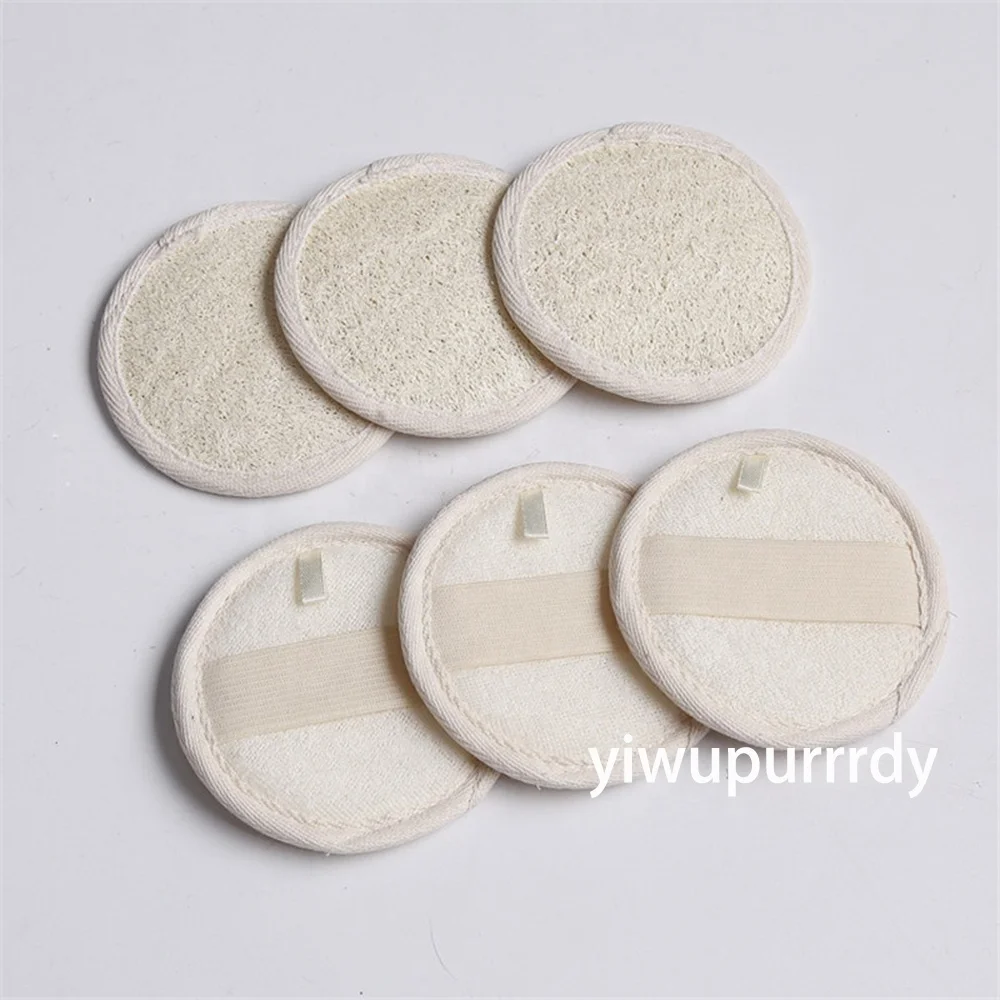 

Sopurrrdy Round shape reusable makeup remover pads natural scrubber face and body sponge sponge facial cleaning pad