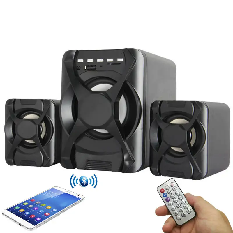 

2.1Multi-Media computer speaker system Wired and wireless dual purpose