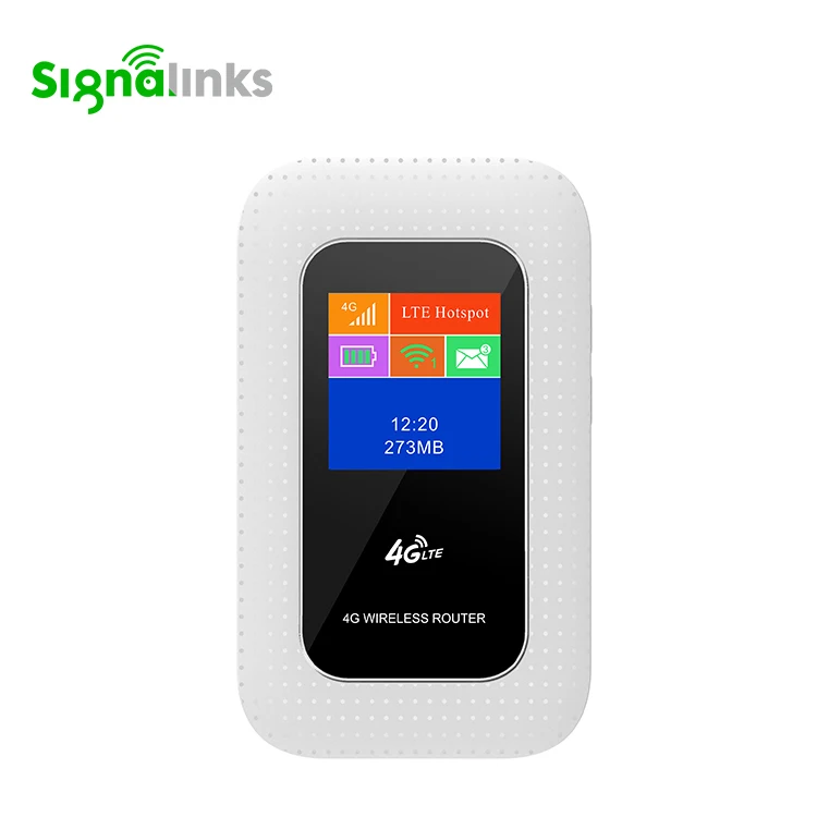 

Signalinks 4g router with sim card Portable Mobile 150Mbps Mifi 4g/3g Sim router Wifi Support global frequency 4g router