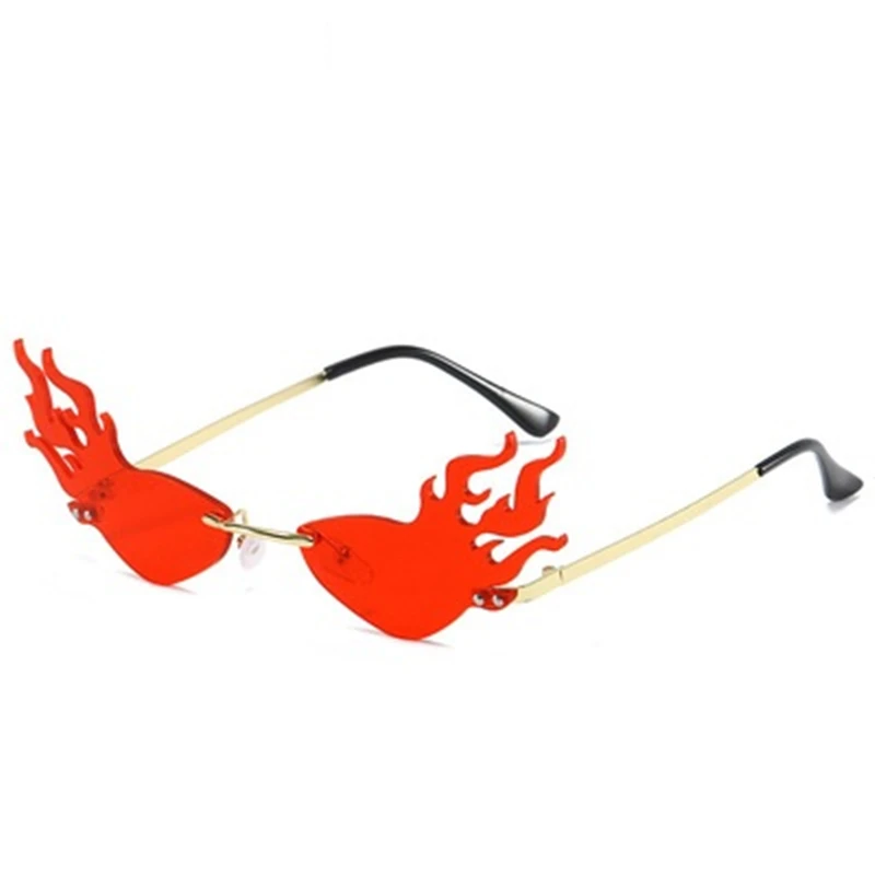 

Wholesale Hot Trend Design Vintage Frameless Metal Sun Glasses Popular Fun Party Sunglasses for Men Women